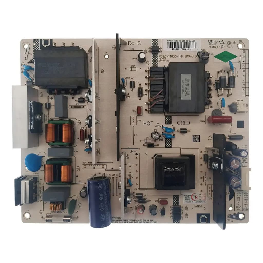 PLACA FONTE PTV58F80SNS CH1160D-1MF 600-U