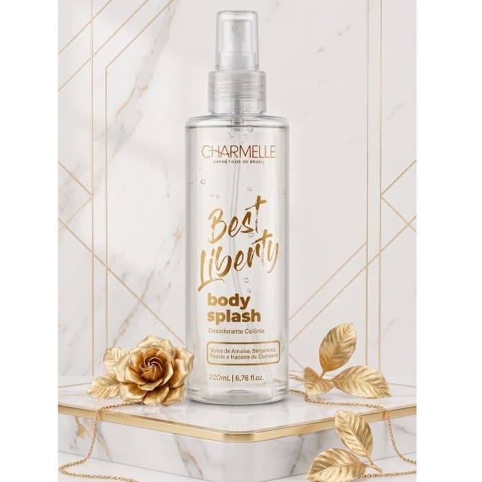 Body Splash Feminino Liberty Desodorante Corporal Charmelle Cosmeticos 200 ml Body Splash Alta Fixação
