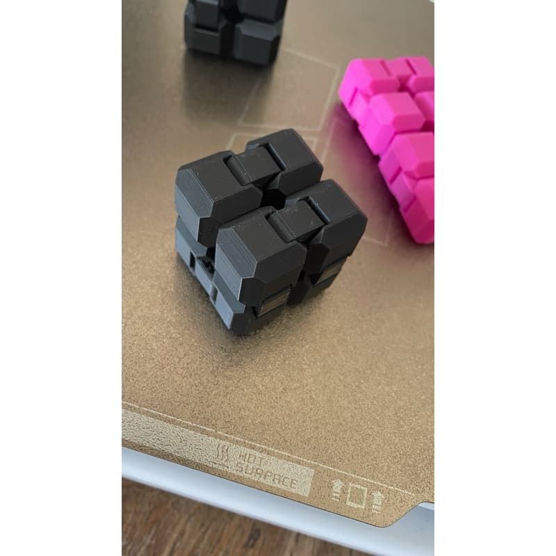 Cubo Anti Estresse Infinito 3D Articulado | Fidget Toy Relaxante | Alta Qualidade