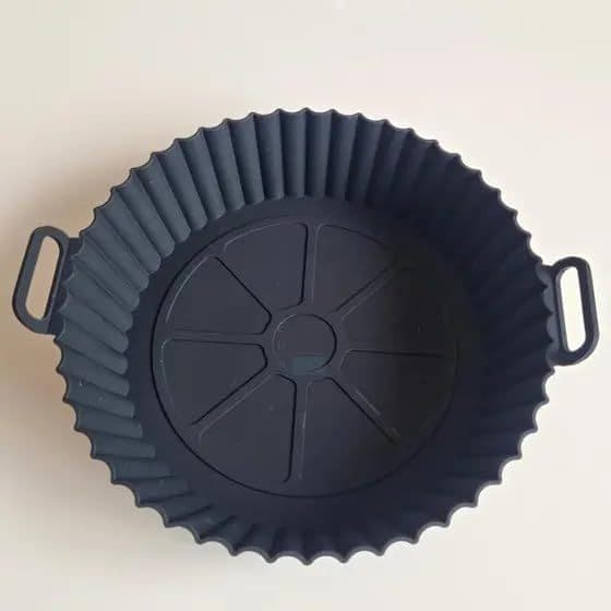 Forma Forro de Silicone para Air Fryer 19cm com Superfície Antiaderente