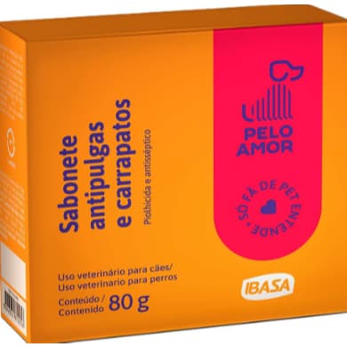 SABONETE ANTIPULGA E CARRAP IBASA  80g