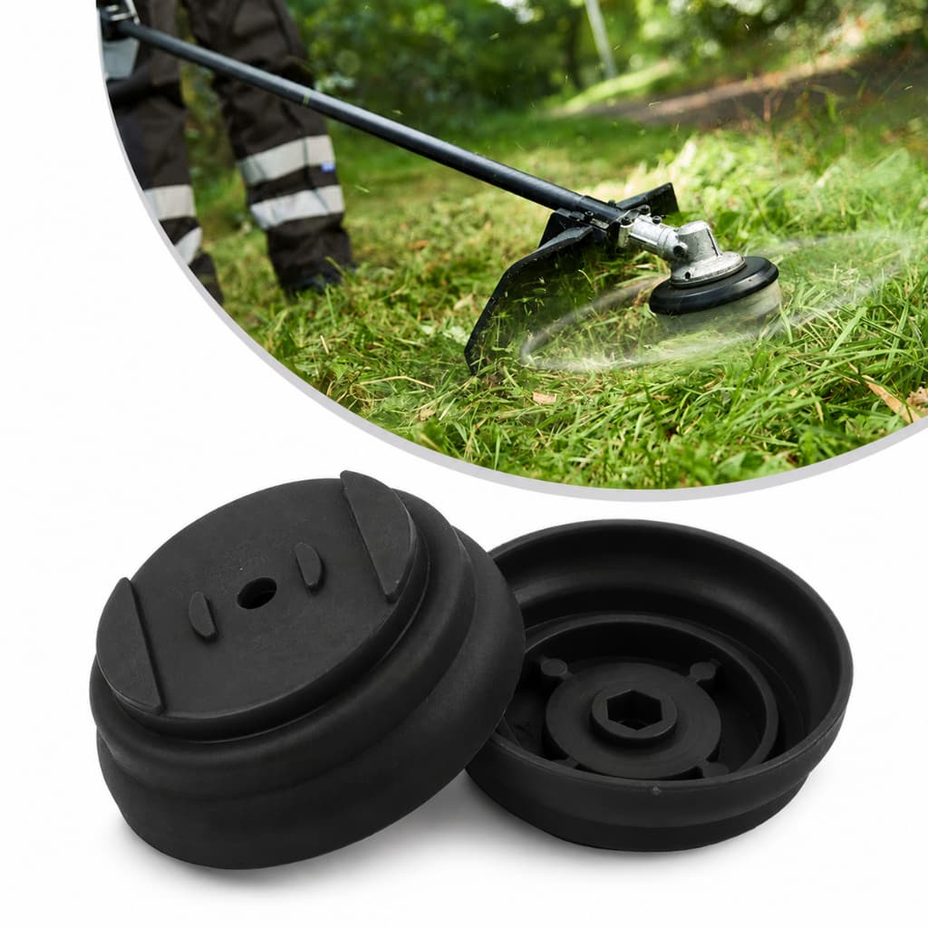 Kit 2/1 Cabeçote Para Aparador De Grama Elétrico Corte De Jardim Resistente