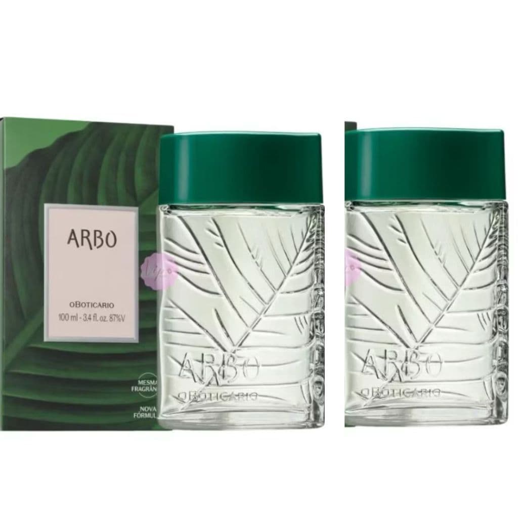 Kit 2 Perfumes Masculinos Arbo 100ml Refrescante Natural Fixação Alta