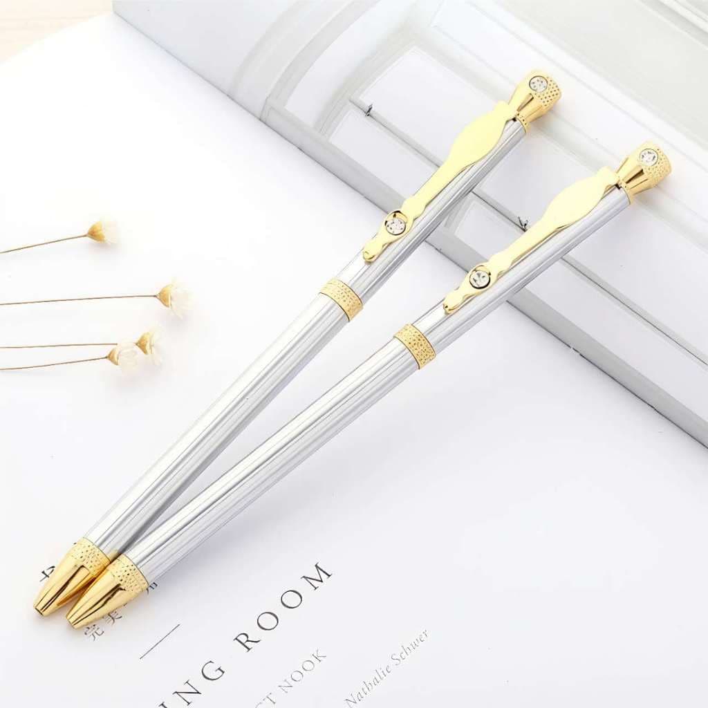 Caneta Esferográfica Metal Luxo 0,7mm – Giro Retrátil, Acabamento Premium para Negócios e Presente