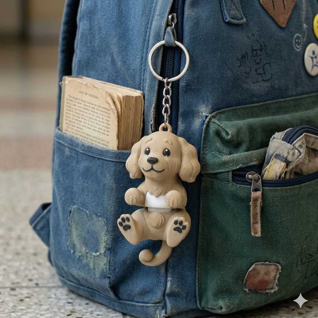 Chaveiro Pet Articulado em PLA - Presente Criativo e Exclusivo