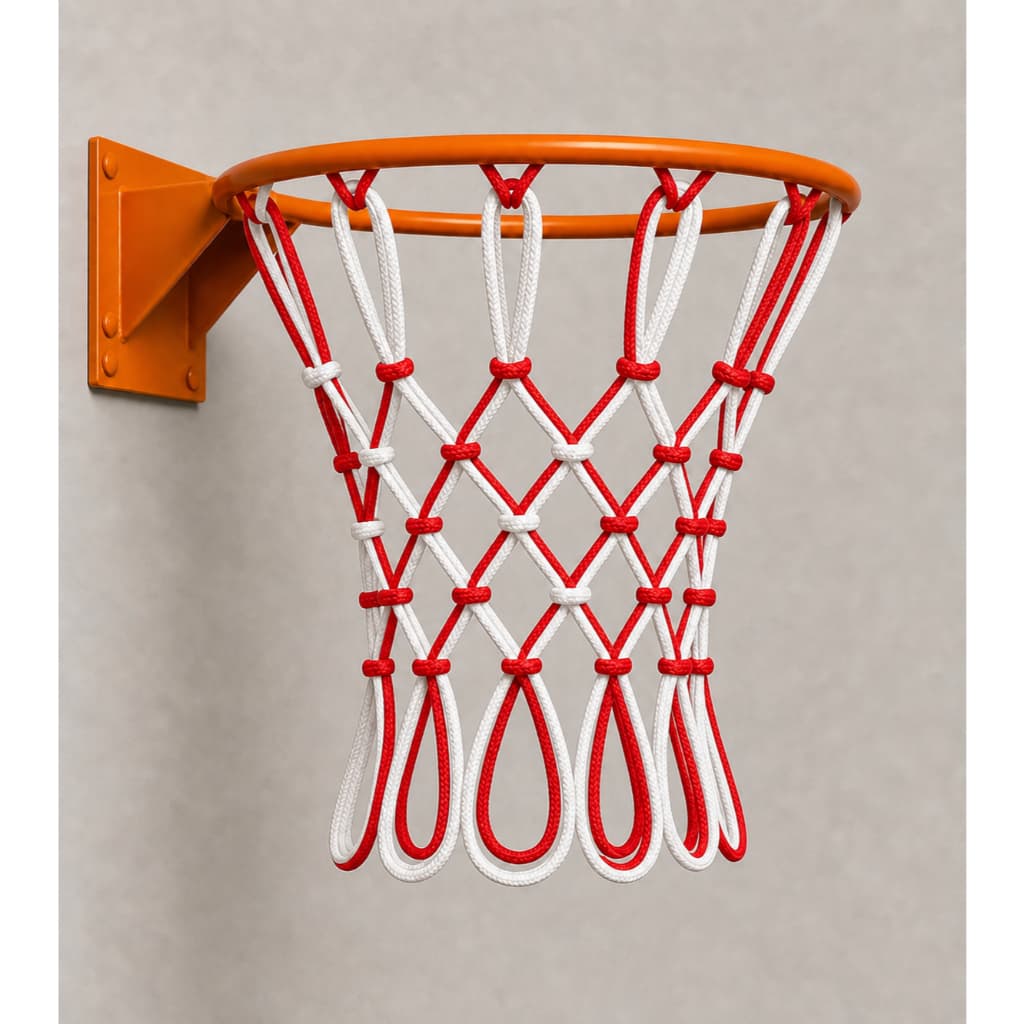 MEIO PAR DE REDE DE BASQUETE 4MM DOIS FIOS (aro não incluso não é o par)