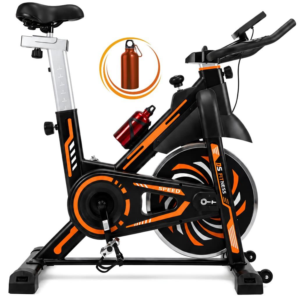 Bicicleta Ergométrica ITS Fitness PRO 13kg Assento Ajustável Monitor Suporte Tablet e Brinde