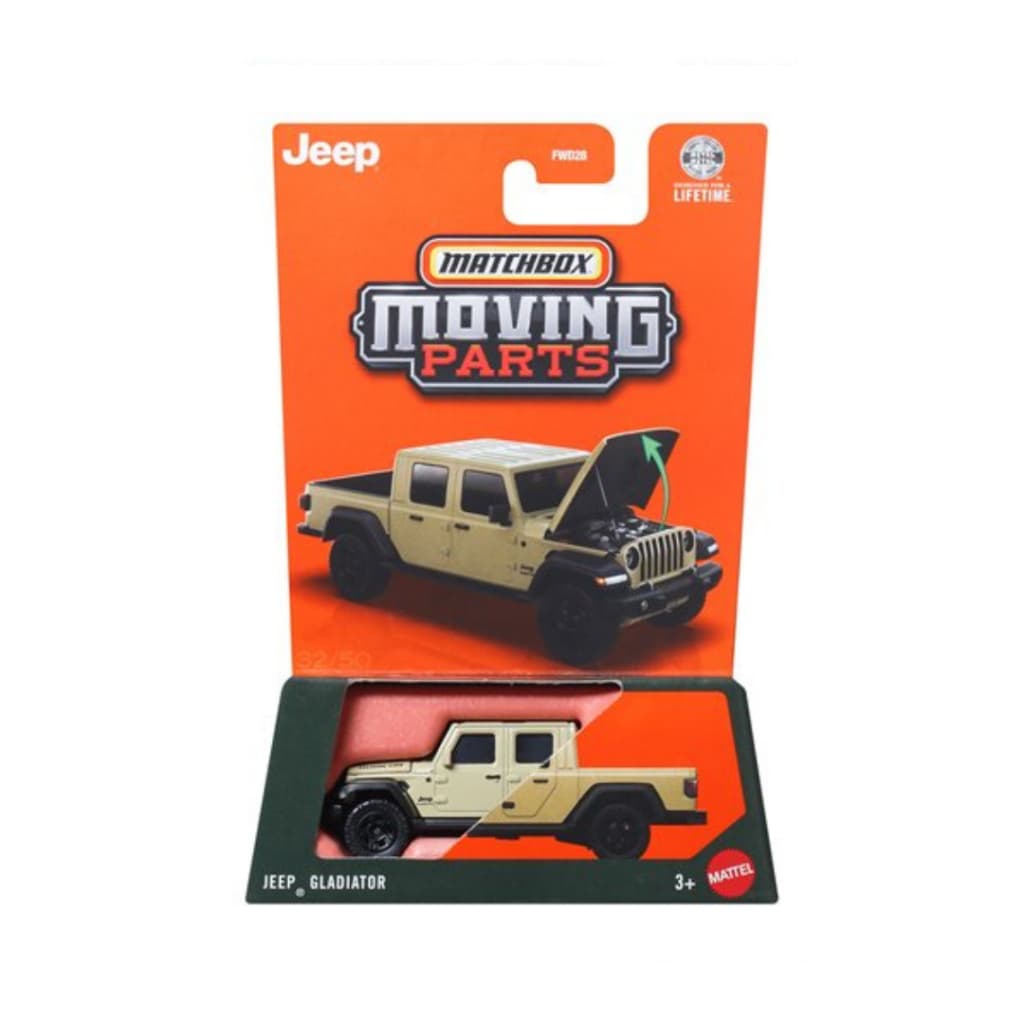 Matchbox Moving Parts Jeep Gladiator 1/64 - Mattel Original