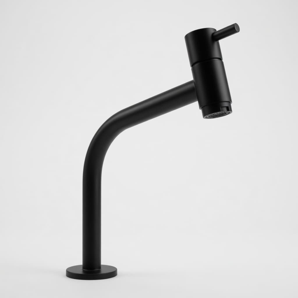 Torneira Monocomando Água Fria Banheiro Lavabo Bica Baixa Aço Inox Bica Baixa Via Flix