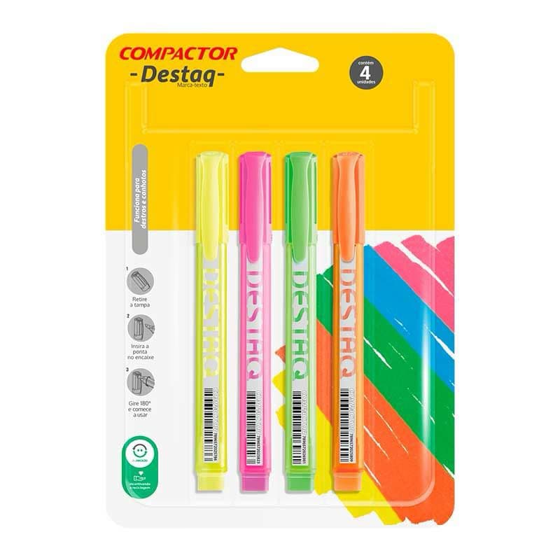 ✨ KIT C/4 MARCA TEXTO NEON COMPACTOR ✨