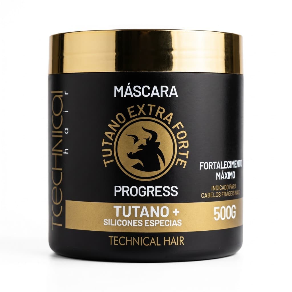 Mascara Capilar Tutano Progress Fortalecimento Maximo Cabelos Danificados 500g