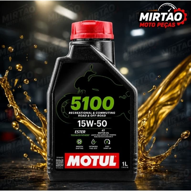 Óleo Para Moto Motul 5100 15W50 – Qualidade Premium