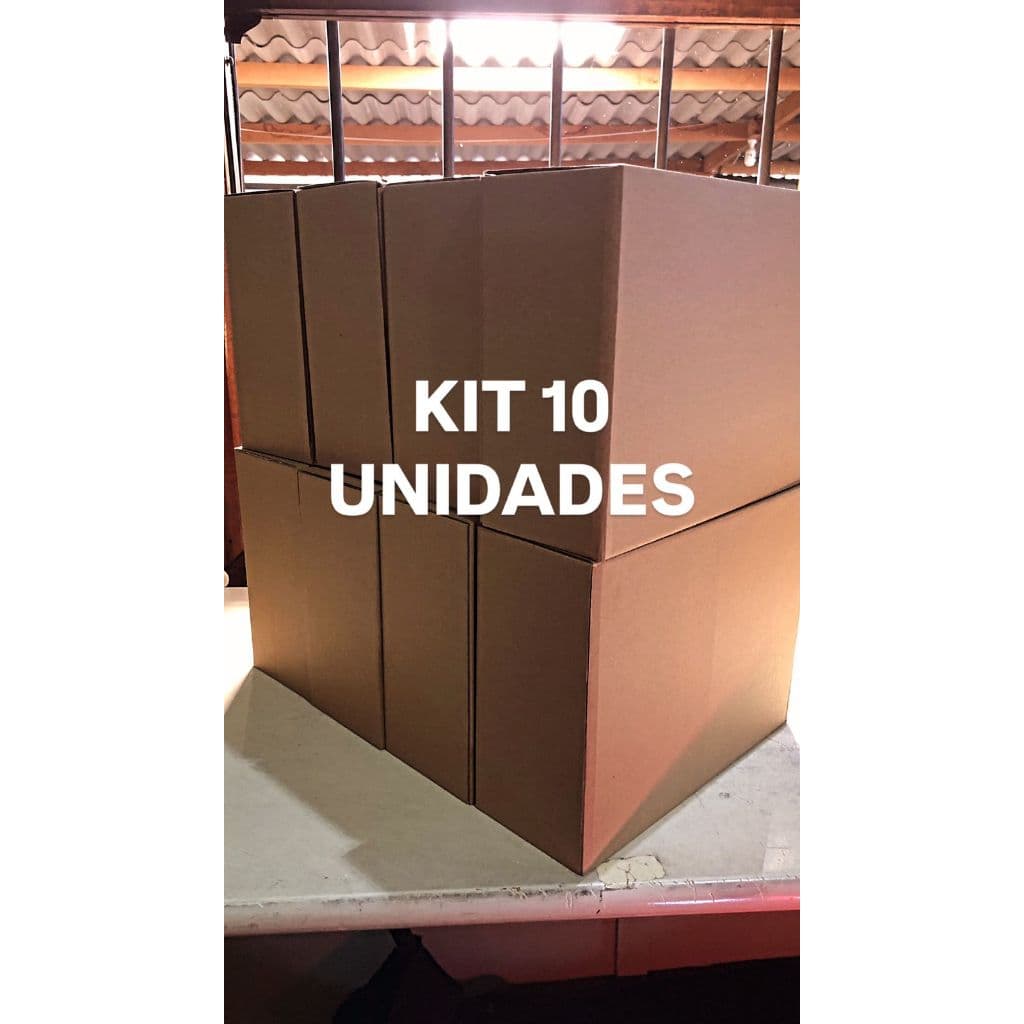 10 Caixas de Papelão 26X10X20 cm Reforçadas para Envio e E-commerce Caixa decorativas Multiuso