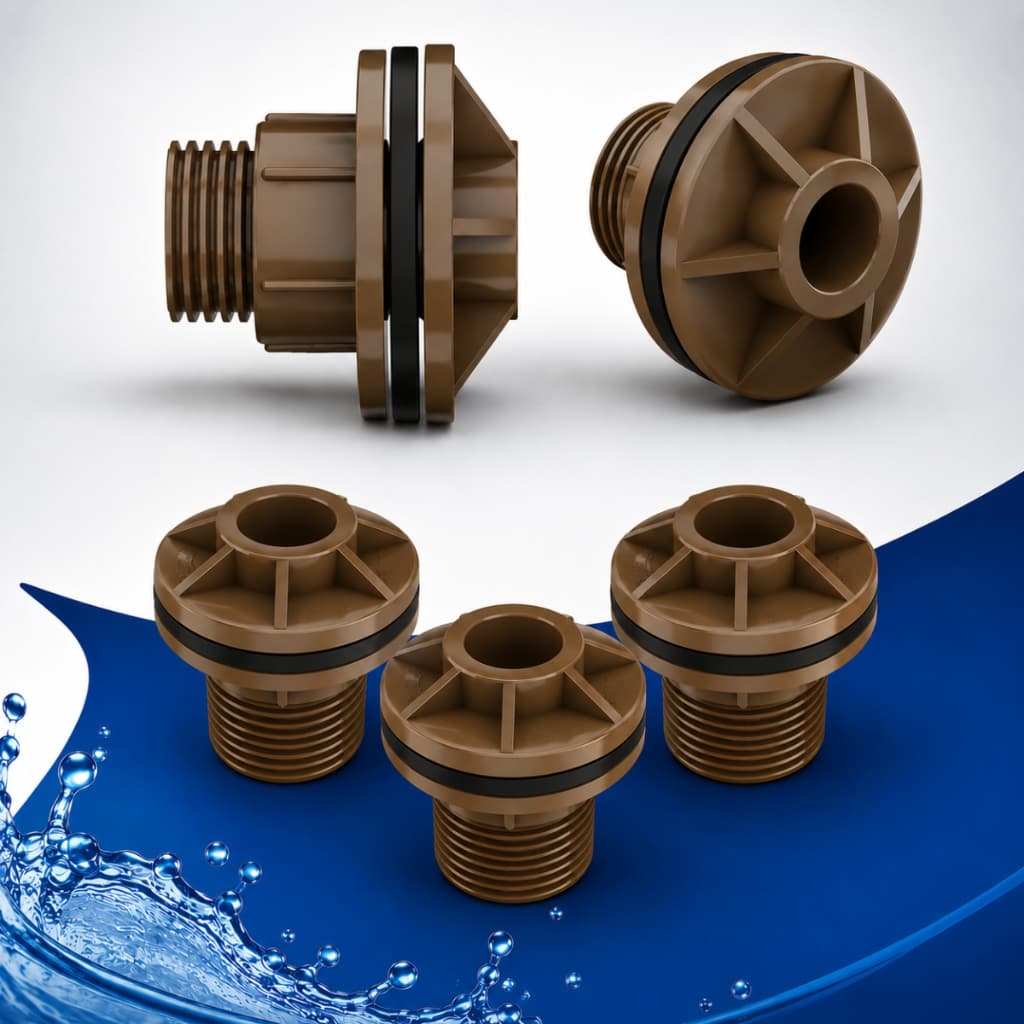 KIT 5 UN ADAPTADOR FLANGE 25MM 3/4 TIGRE