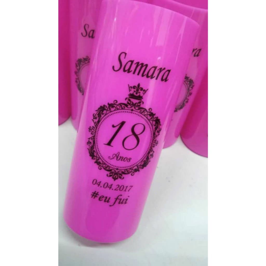 15 Copos Long Drink - Personalizado - 350ml