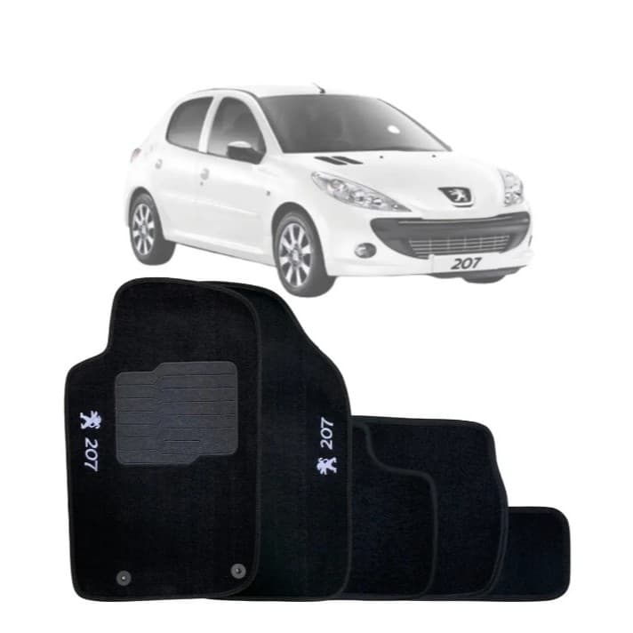 Jogo de Tapete Carpete Peugeot 207 2010 a diante.