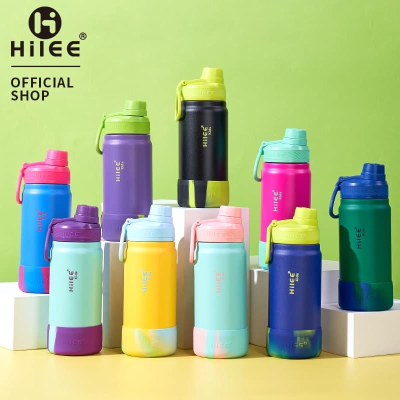 Hilee Candy Edition Copo Térmico Feminino 304 Inox, Portátil, com Canudo e Anti Vazamento