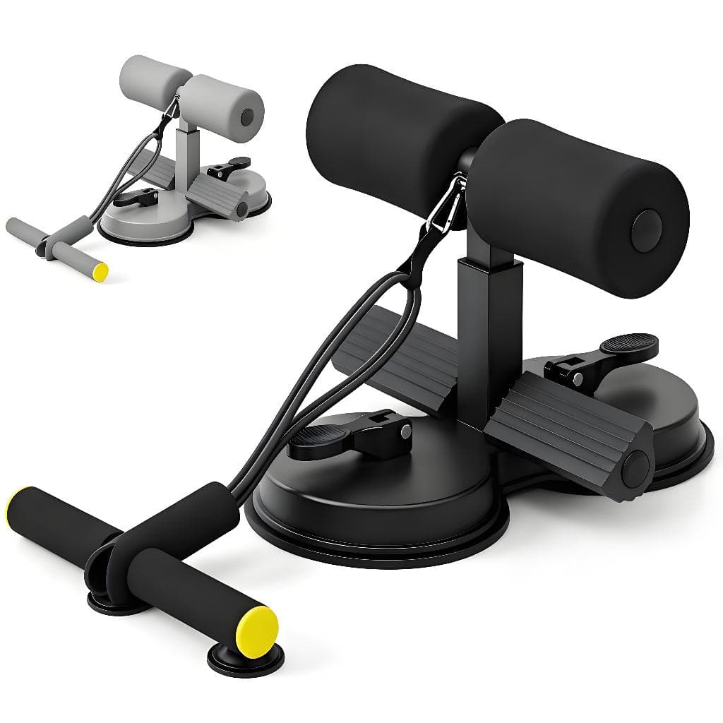 Equipamento Abdominal 3 Níveis - Ventosas Fortes e Fixação de Pé /Equipamento de treino funcional para casa V2