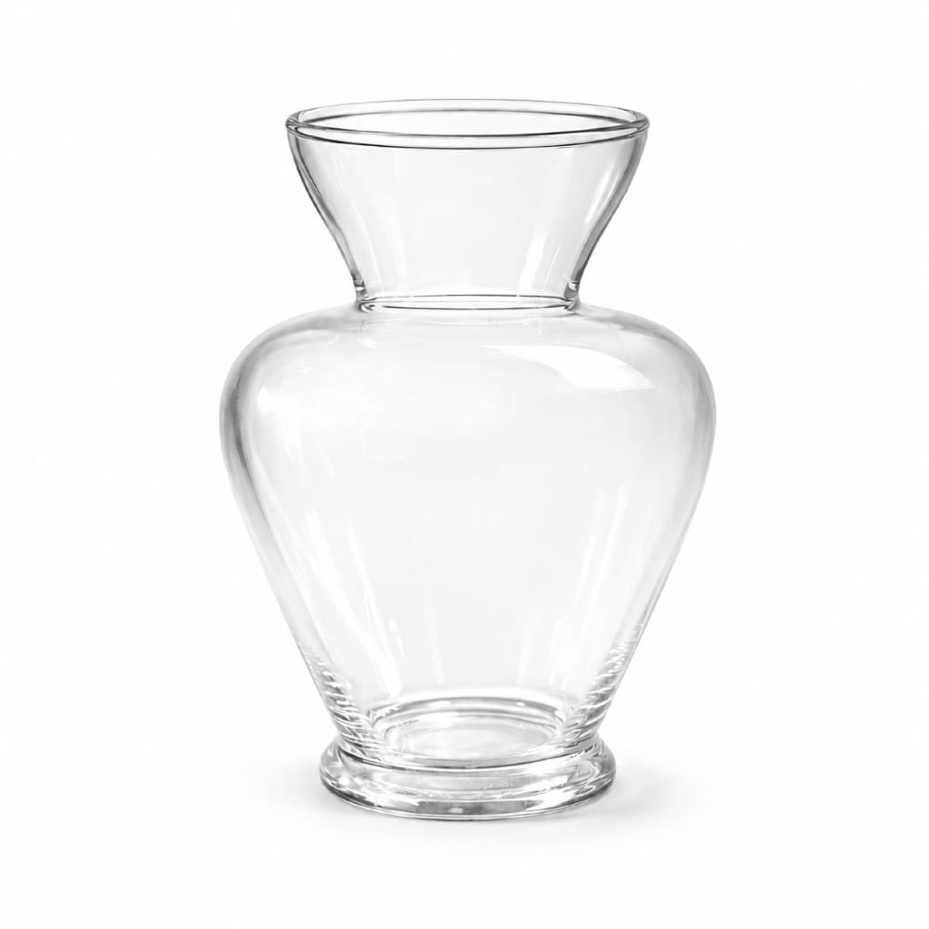 Vaso de vidro Osaka Liso decoração e presente