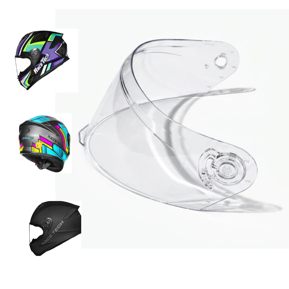 Viseira 2.2mm Injetada Para Capacete Race Tech Hit Polivisor