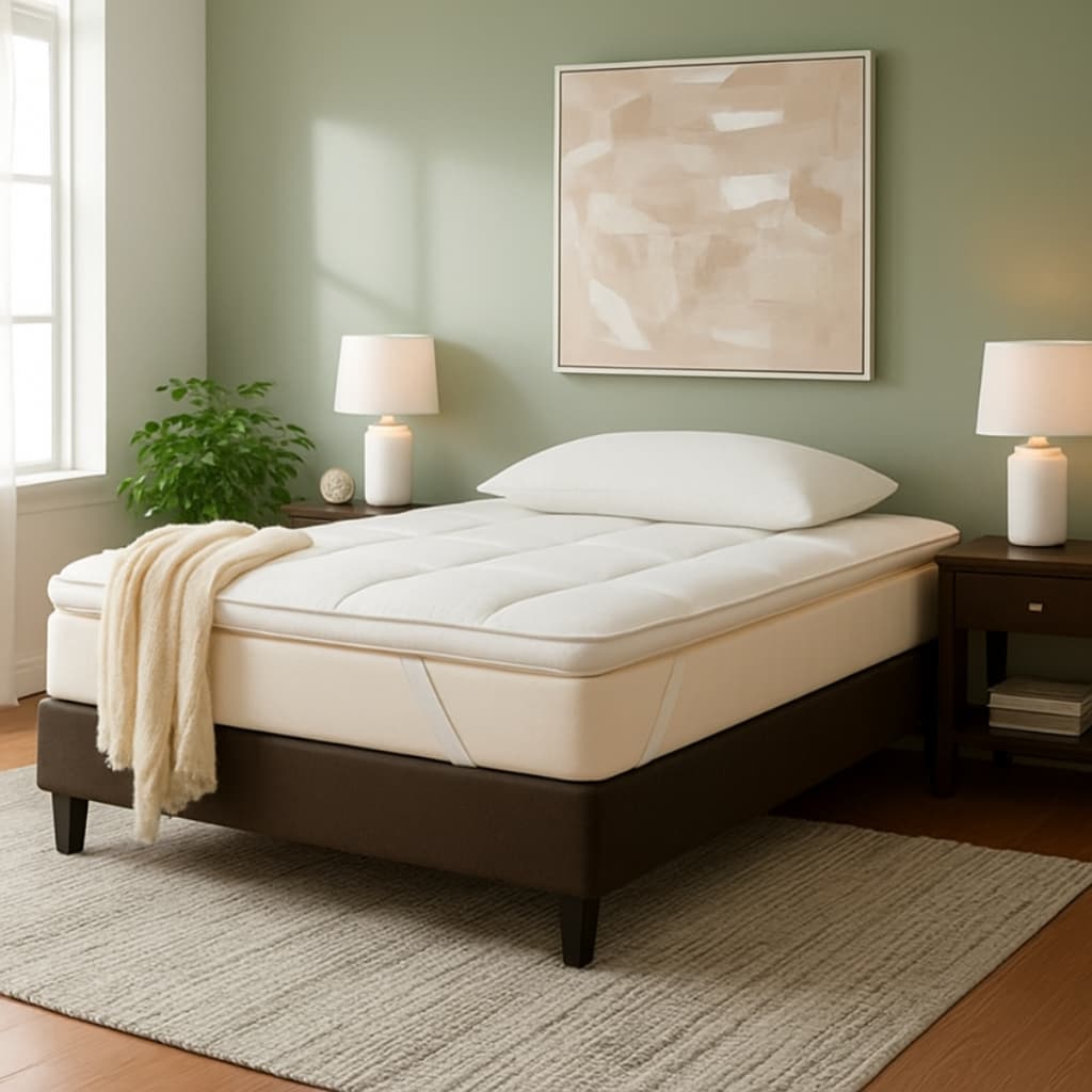 Pillow Top Casal Premium 188cm x 138cm - Toque Suave Respirável Extra Macio