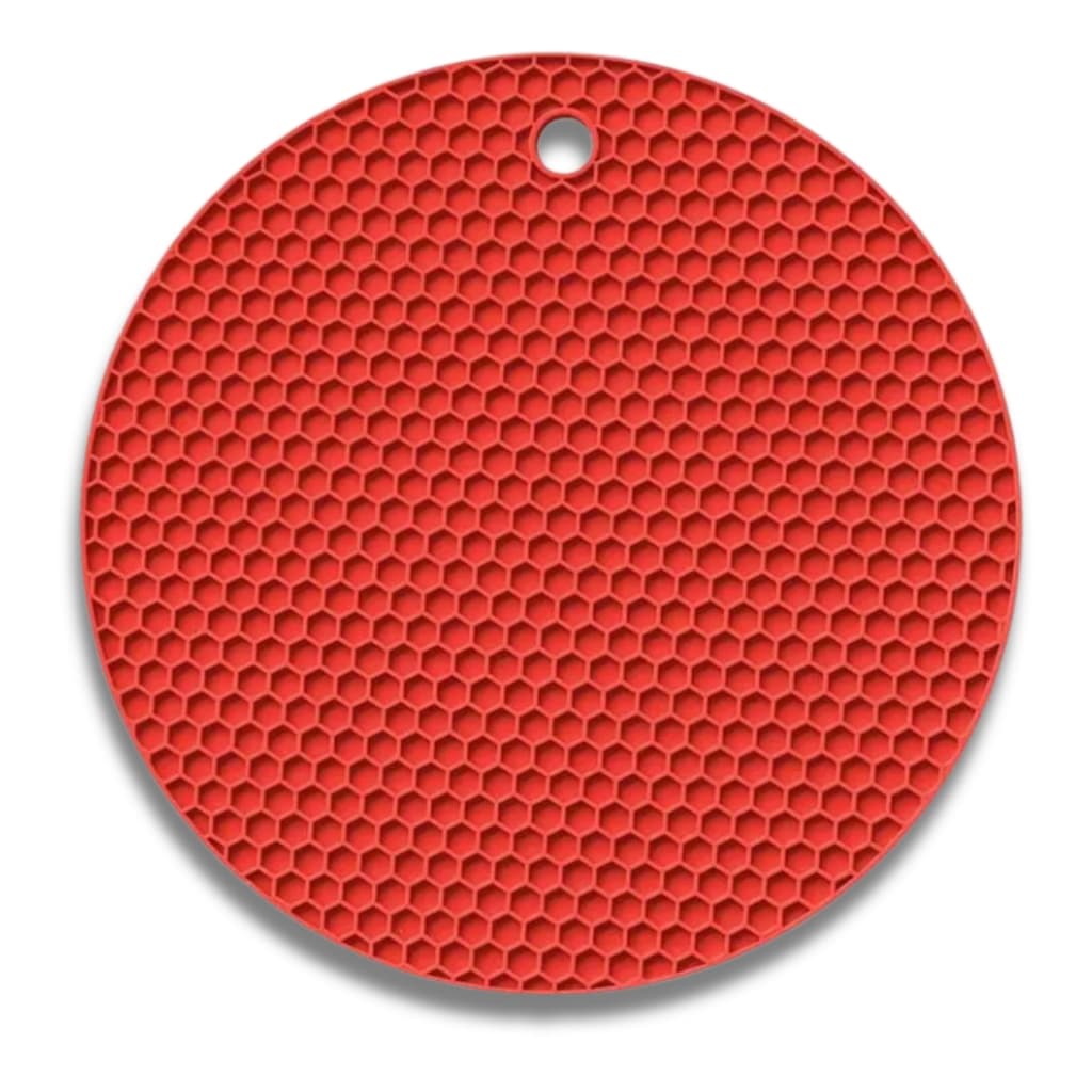 Descanso de Panela Silicone Térmico Redondo Antiaderente Proteção Mesa Cozinha Sortido