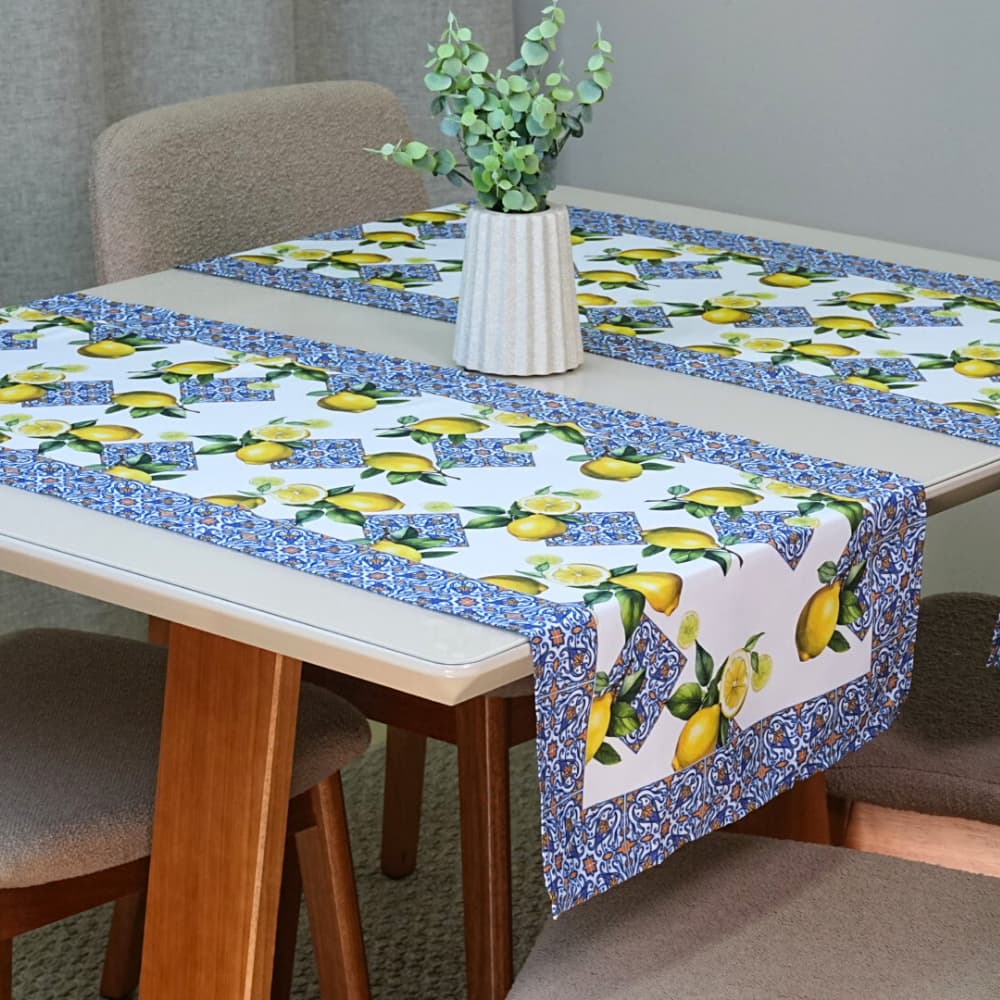 Caminho de Mesa Estampado 1,25x43 – Estampas Lindas | Decore Sua Mesa Hoje