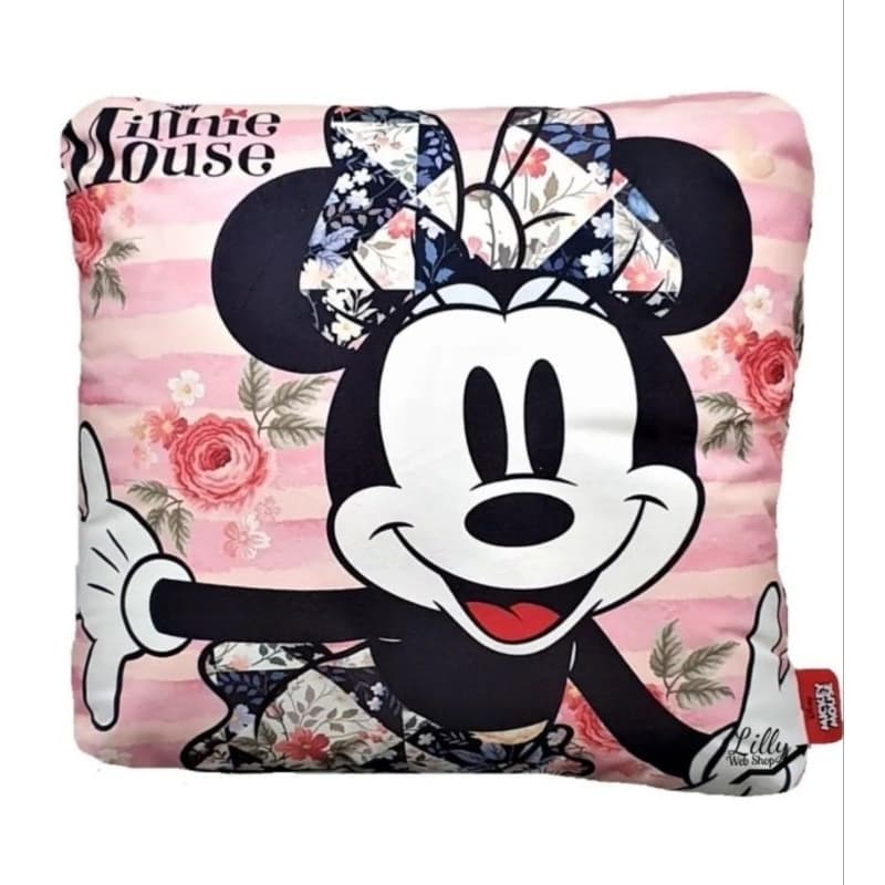 Almofada veludo florida Minnie Licenciada zona criativa