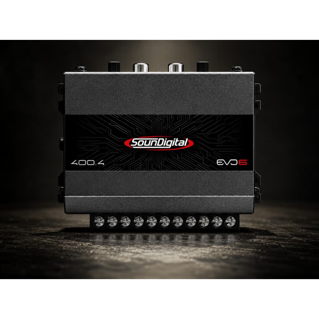 Soundigital 400.4 EVO 6 Amplificador Automotivo 400W RMS Alta Potência