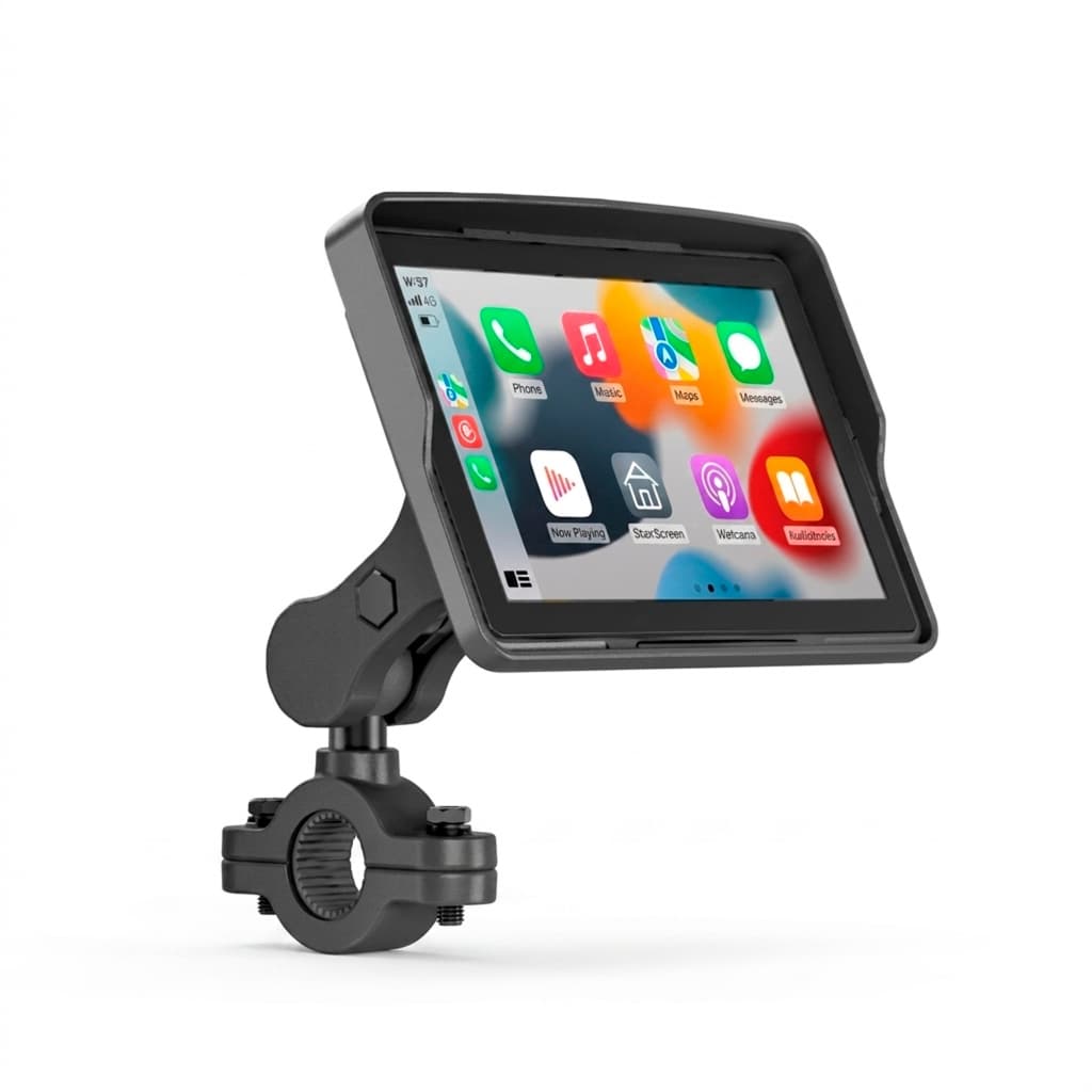 GPS Tela Para Moto Wassay Suporte Ajustável Guidão