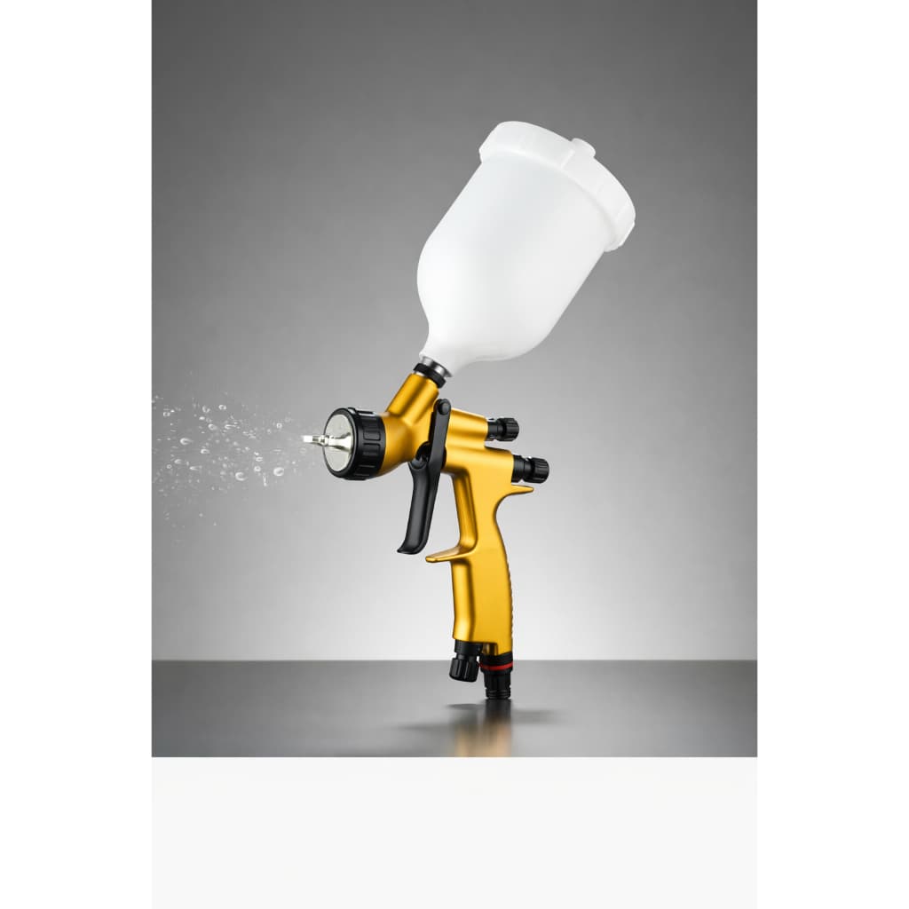 Pistola de Pintura Automotiva Profissional HVLP Neptune Bico 1.3mm 600ml Gravidade Alta Performance