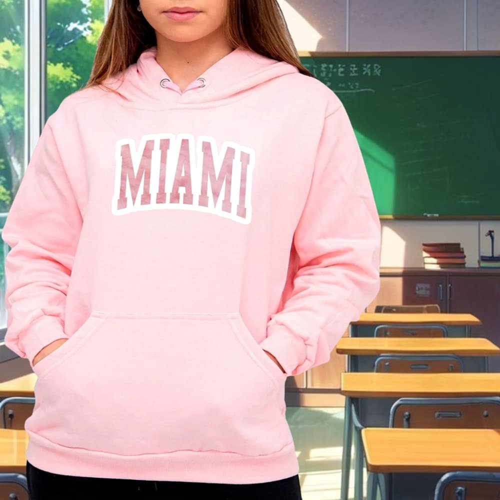 Blusa de frio feminina Capuz Canguru Inverno Rosa Adolescente Infantil Adulto Juvenil kids Escola Algodão quente