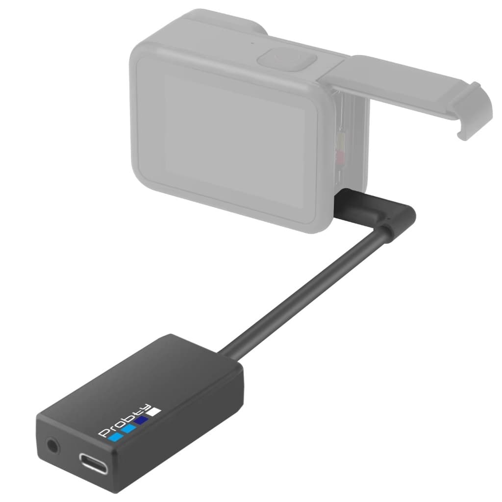 Adaptador Microfone P2 Para Gopro Hero Black 5 6 7 8 9 10 11 12 13 Nf
