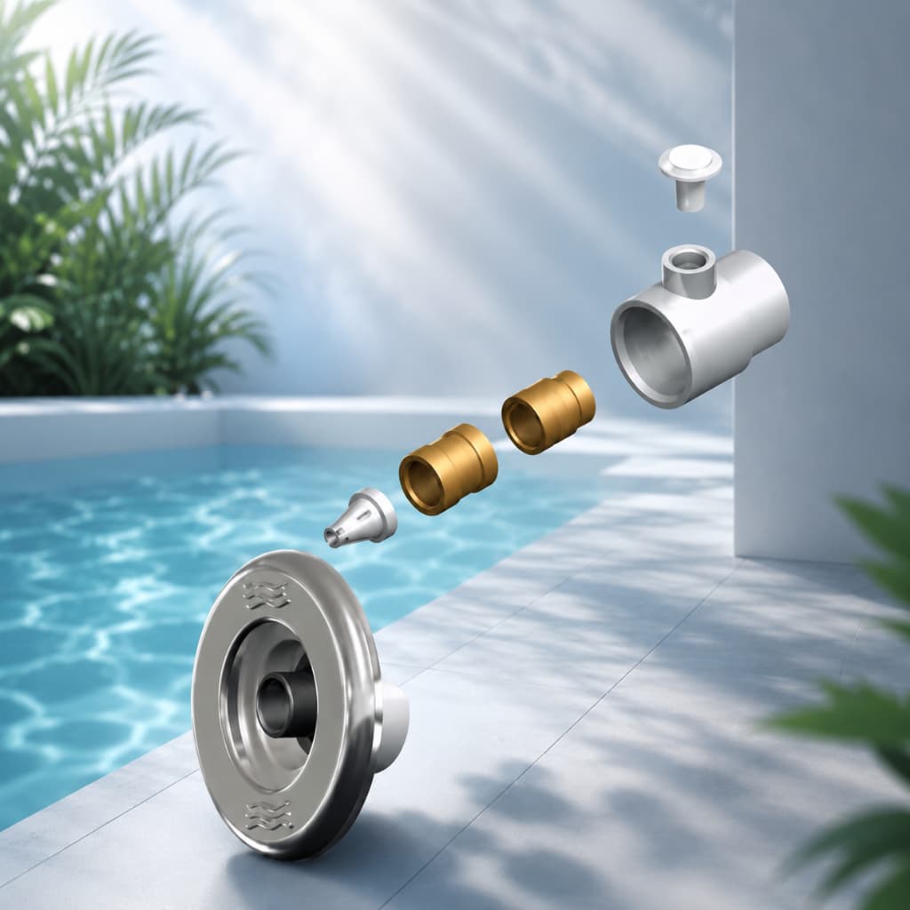 Dispositivo Hidromassagem Sodramar Completo Piscina Alvenaria 50 mm
