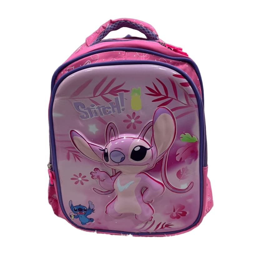 Mochila Infantil Escolar Stitch 3D