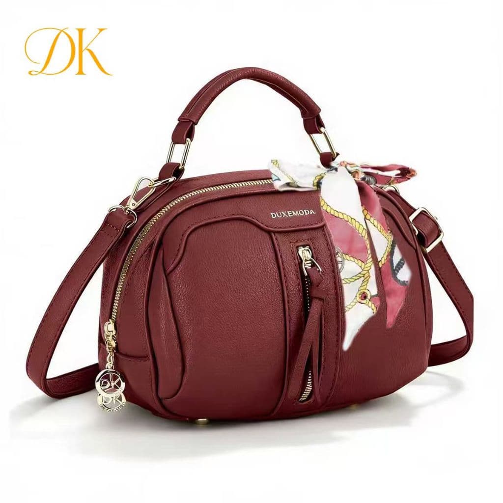DUKEMODA Bolsa Feminina Com Alça Lateral Transversal Faixa de Mão De Couro-PU A1049