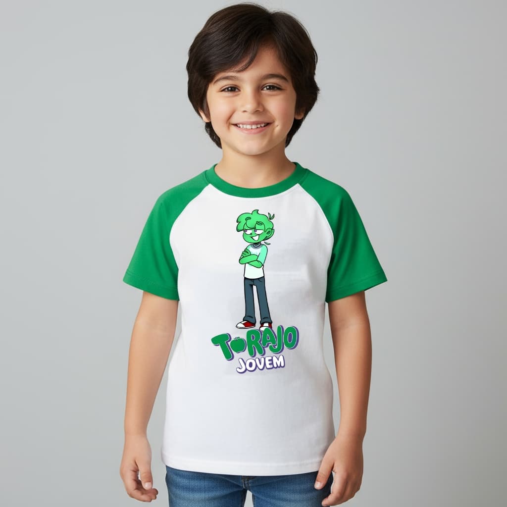 Camiseta Wiki Mundo Torajo Adulto Youtuber Maçã Verde Youtuber Personagens Vários Modelos