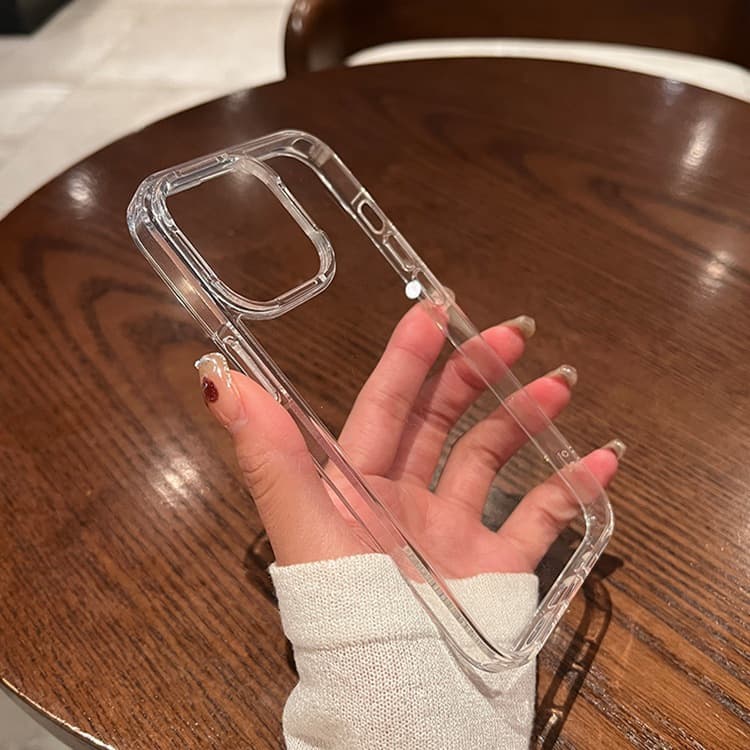 Capinha Space Transparente  Proteção Câmera para IPhone 17 16 15 14 13 12 11 Pro Max