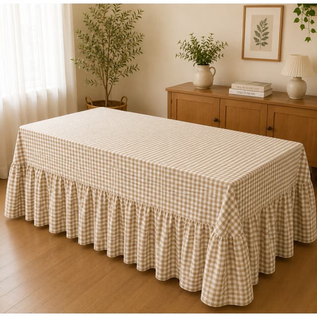 Toalha de Mesa com Babado para Eventos
