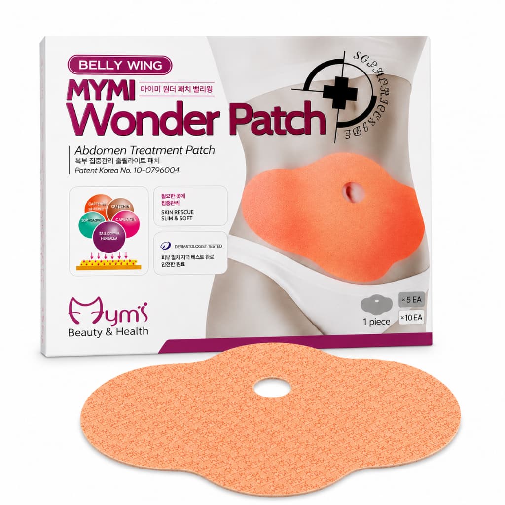ADESIVO CORPORAL ABDOMINAL WONDER PATCH KIT COM 5 UNIDADES USO EXTERNO