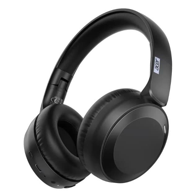 Fone de Ouvido Acer OHR205 Bluetooth 6.0 Sem Fio com Microfone Áudio Stereo + Cabo 3.5mm, Carregamento Rápido