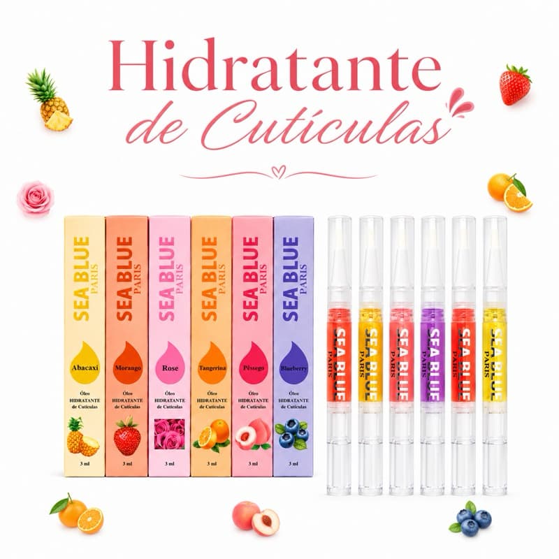 Caneta Óleo Hidratante para Cituculas | 3 Unidades |  Óleo Cutícula Revitalizante