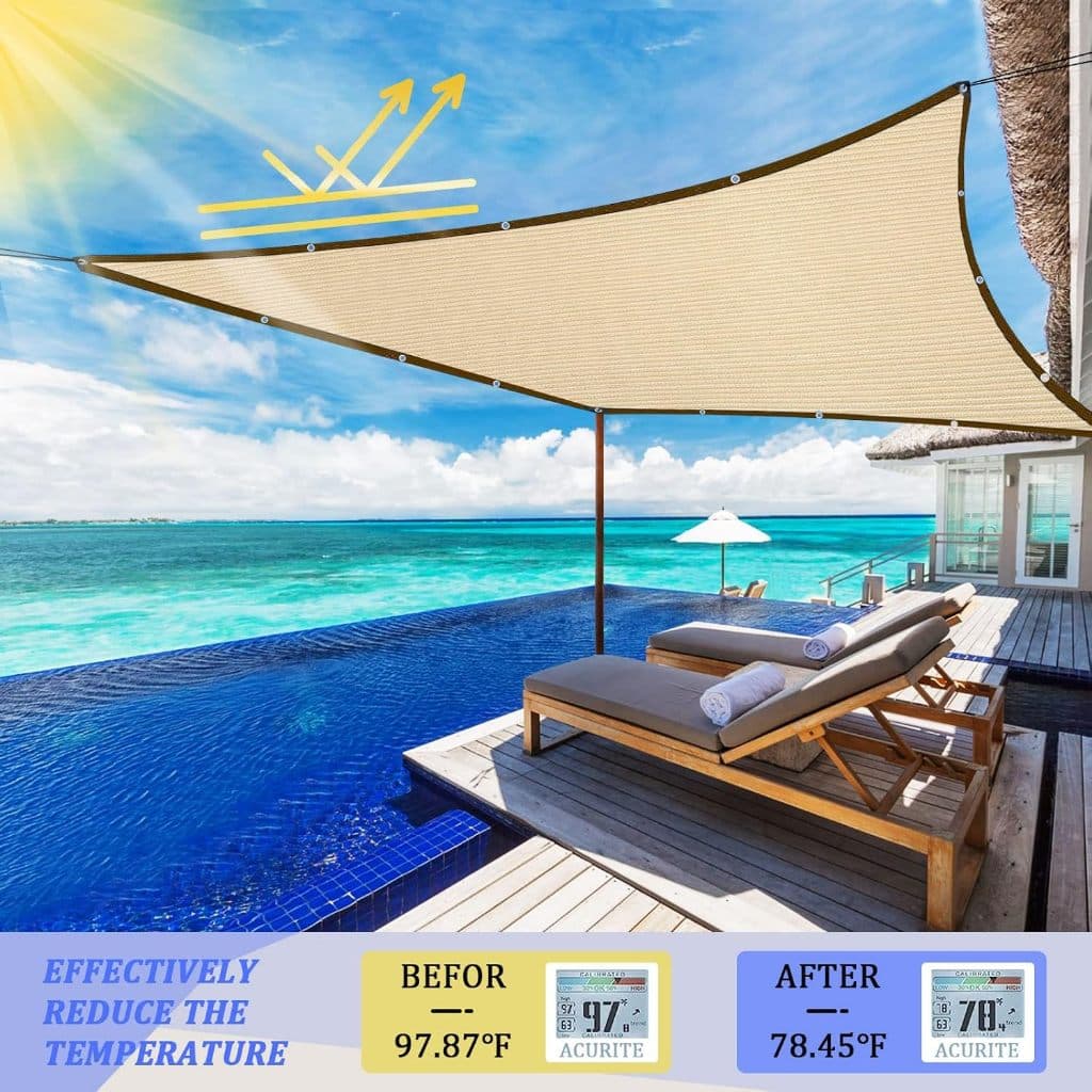 Tela Sombrite 90% 4mx5m/2mx3m Bainha Reforçada Com Llhos Metálicos