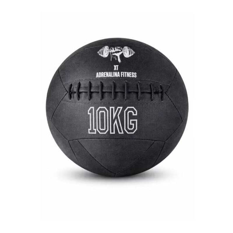Wall Ball 10kg Premium Couro Reforçado Treino Funcional Cross Training