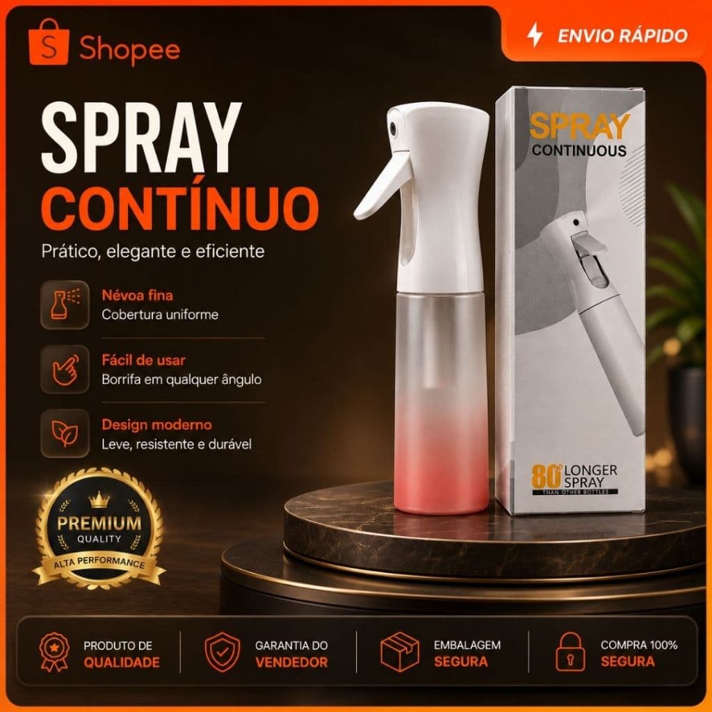 borrifador spray continuo