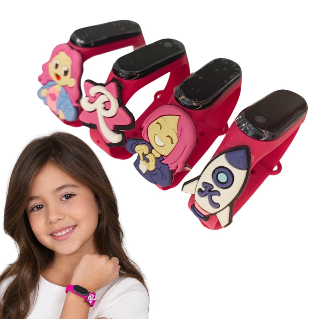 Relógio Infantil Emily Vick Rosa Ketlin e Emily Vick - À Prova D