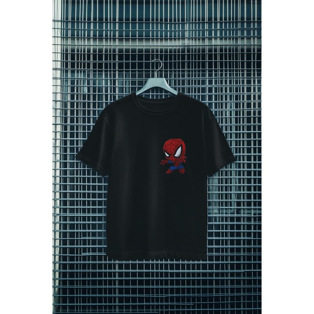 Camiseta Homem-Aranha Minimalista Geek Premium Unissex Masculino Feminino