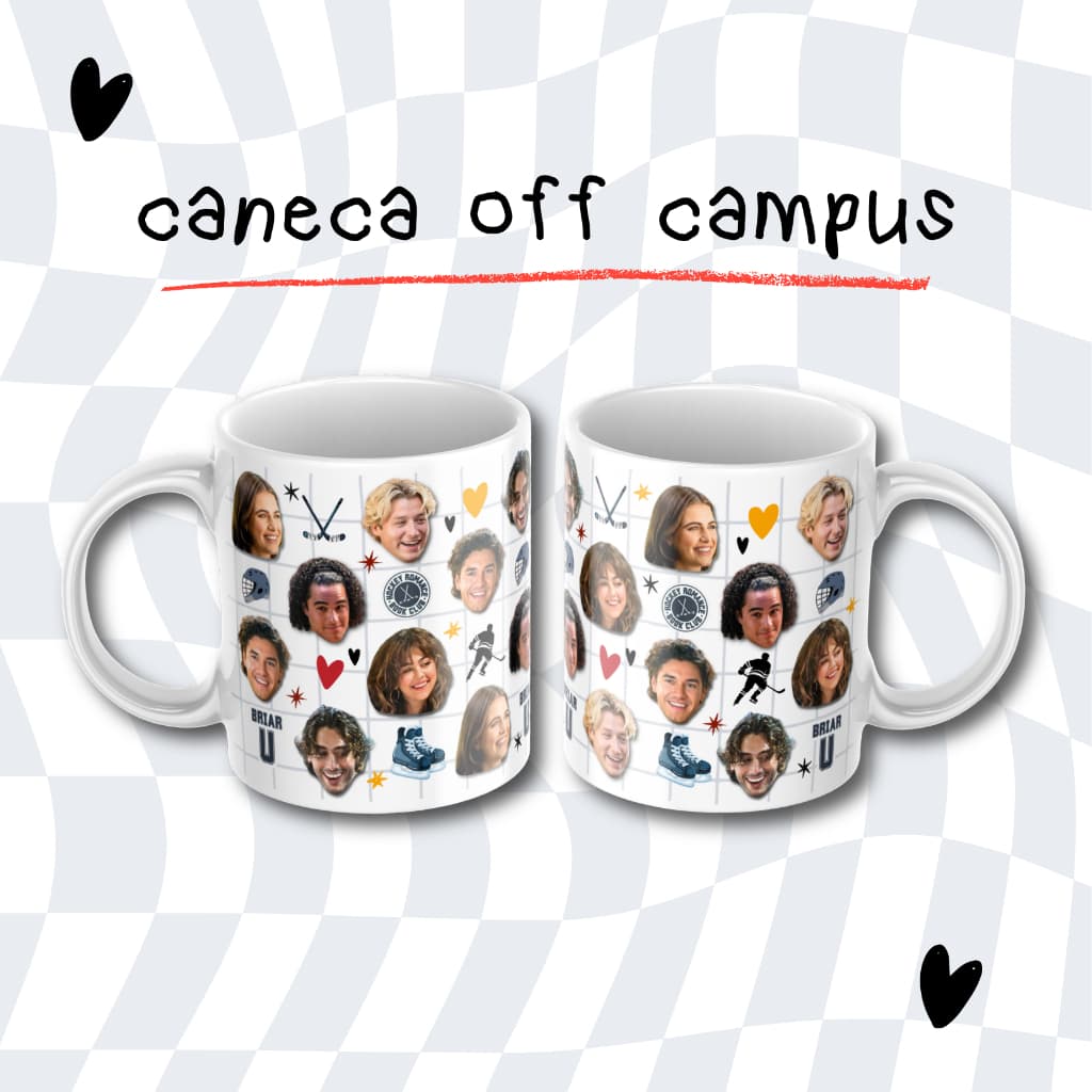 Caneca Off Campus | Presente para Fãs de Garrett, Dean, Hannah, Allie, Tucker e Off Campus