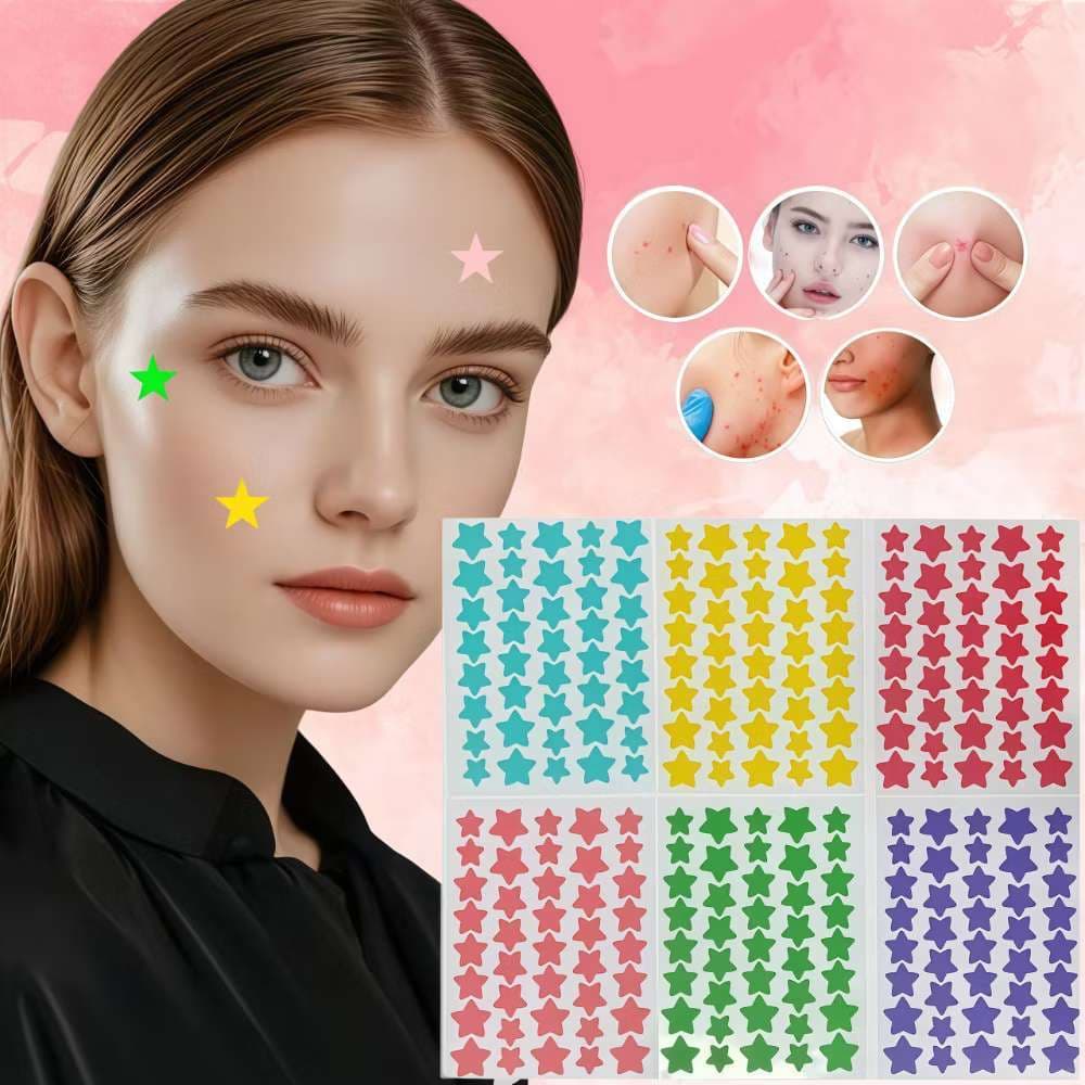 Adesivo Hidrocoloide para Acne - 200 Unidades: Repara e Reduz Vermelhidão