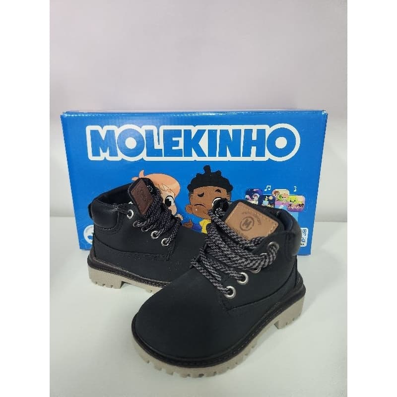 Molekinho bota coturno infantil menino com solado tratorado 2144214